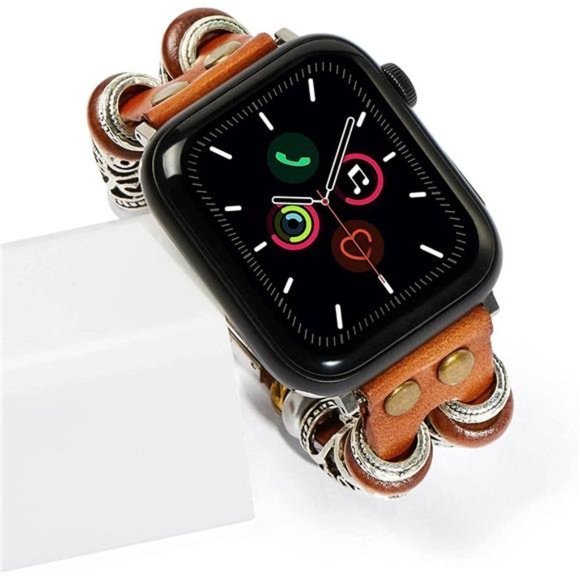 NEW Boho Beaded Luxury Apple Watch Band - Picture 2 of 6